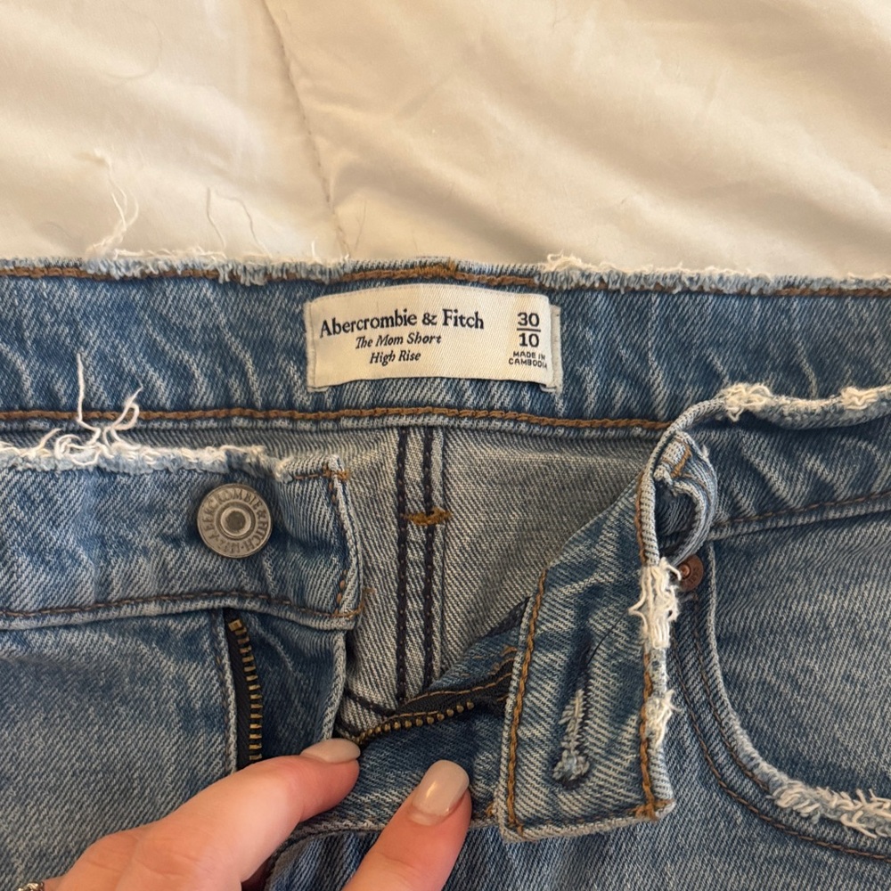Abercrombie & Fitch Blue Denim High Rise Jeans